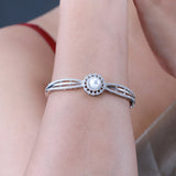 Sparkling Elegance Blue Accent Bracelet