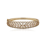 Sparkling Elegance Golden Vine CZ Bracelet