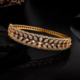 Sparkling Elegance Golden Vine CZ Bracelet