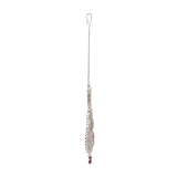Sparkling Elegance Ruby Crescent Maang Tika