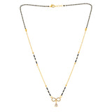 Gold Essentials Infinity Love American Diamond Mangalsutra