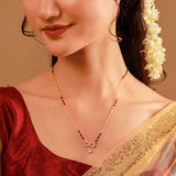 Gold Essentials Infinity Love American Diamond Mangalsutra