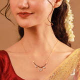 Gold Essentials Gloria American Diamond Mangalsutra