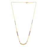Gold Essentials Fleurora American Diamond Mangalsutra