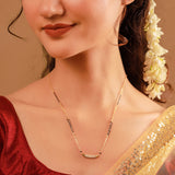 Gold Essentials Celestia American Diamond Mangalsutra