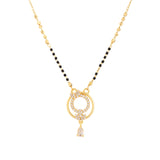 Gold Essentials Dewdrop Aura American Diamond Mangalsutra