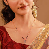 Gold Essentials Zyra American Diamond Mangalsutra