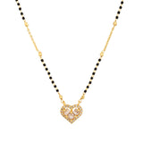 Gold Essentials Divina Heart  American Diamond Mangalsutra