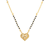 Gold Essentials Divina Heart  American Diamond Mangalsutra