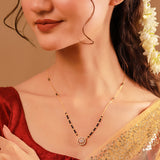 Gold Essentials Divya American Diamond Mangalsutra
