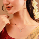 Gold Essentials Kavya American Diamond Mangalsutra
