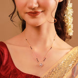 Gold Essentials Tejasvi American Diamond Mangalsutra