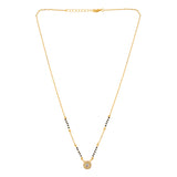 Gold Essentials Stellar American Diamond Mangalsutra