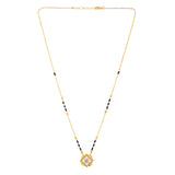 Gold Essentials Saubhagya American Diamond Mangalsutra