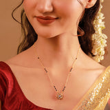 Gold Essentials Saubhagya American Diamond Mangalsutra