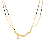 Gold Essentials Forever Yours American Diamond Mangalsutra