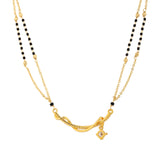 Gold Essentials Forever Yours American Diamond Mangalsutra