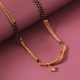 Gold Essentials Forever Yours American Diamond Mangalsutra
