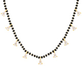 Gold Essentials Moti Mala American Diamond Mangalsutra
