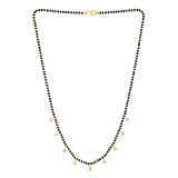Gold Essentials Moti Mala American Diamond Mangalsutra
