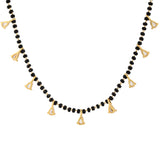 Gold Essentials Moti Mala American Diamond Mangalsutra