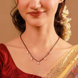 Gold Essentials Sanjh American Diamond Mangalsutra