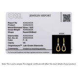 Whisper Drop Lab-Grown Diamond Earrings