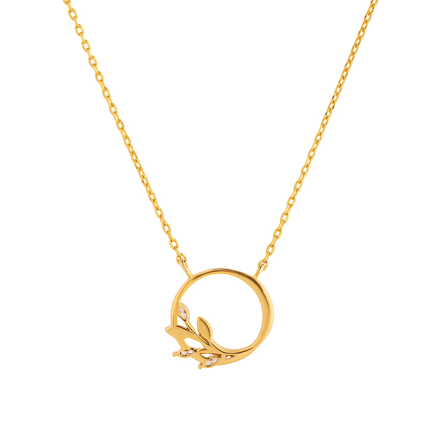 Luna Flora Lab-Grown Diamond Necklace – VOYLLA1