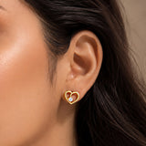 Frosted Love Lab-Grown Diamond Stud Earrings