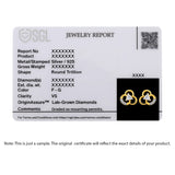 Golden Knot Lab-Grown Diamond Stud Earrings