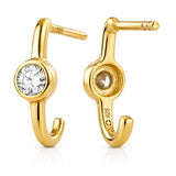 Solista Lab-Grown Diamond Stud Earrings