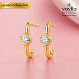 Solista Lab-Grown Diamond Stud Earrings