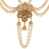 Gold Opulence Divya Bridal Jada Billa Choti with Ear Chains