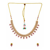 Gold Opulence Rajnidhi Temple Necklace Set
