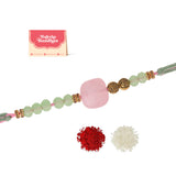 Designer Multicolored Thread Rakhi With Roli Chaawal Pack | Voylla