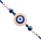 Evil Eye Rakhi Gift Set for Brother with Printed Coffee Mug