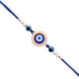 Evil Eye Rakhi Gift Set for Brother with Printed Coffee Mug