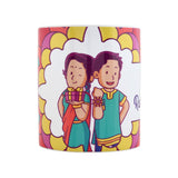 Evil Eye Rakhi Gift Set for Brother with Printed Coffee Mug