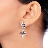 Work Essentials Floral Jhumka Earrings