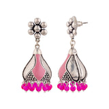 Rangabati Floral Jhumka Earrings