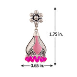 Rangabati Floral Jhumka Earrings