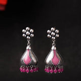 Rangabati Floral Jhumka Earrings
