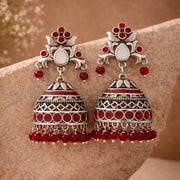 Rangabati Cutwork and Beads Earrings
