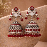 Rangabati Cutwork and Beads Earrings