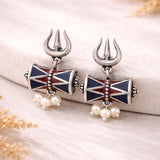 Moksha Damru Trishul Earrings