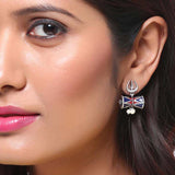 Moksha Damru Trishul Earrings