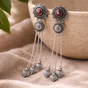Mandala Tassels Drop Earrings