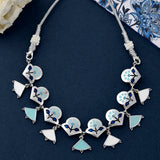 Bagh E Fiza Pastel Enamel Embellished Necklace