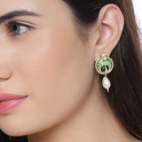 Manmayi Peacock Dance Earrings