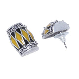 Taal Mridang Dholki Stud Earrings